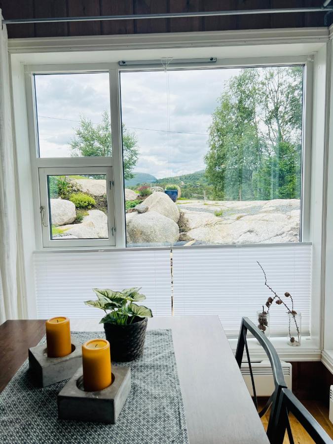 Flott Leilighet Pa Haugen I Sirdal Tjorhom Buitenkant foto