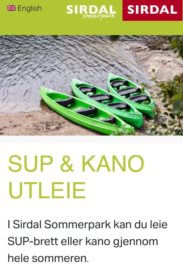 Flott Leilighet Pa Haugen I Sirdal Tjorhom Buitenkant foto