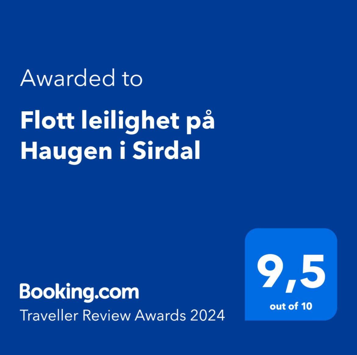 Flott Leilighet Pa Haugen I Sirdal Tjorhom Buitenkant foto